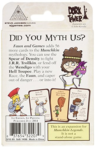Munchkin Legends 2 Faun and Games Card Game