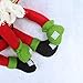 Homecube Christmas Ornament, 2pcs Cute Santa Claus & Snowman Doll Wine Bottle Hold Cover Party Christmas Table Decoration