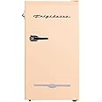 Frigidaire EFR376-CORAL Retro Bar Fridge Refrigerator with Side Bottle Opener, 3.2 cu. Ft, Coral
