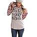 Hot Sale!Autumn Blouse,Canserin Women Fashion Round Collar T-shirt Long Sleeve Stripe Blouse Casual Tops US 4-14 (XL, Red)