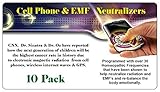 EMF Protection - Cell Phone Radiation - Protect Your Family - 10 Pack - Ultra Slim Design - Developed by Naturopathic Doctor