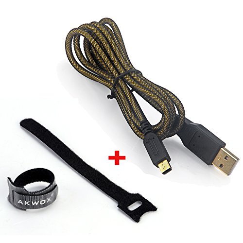 Akwox upgraded high speed usb charger charging cable for nintendo…