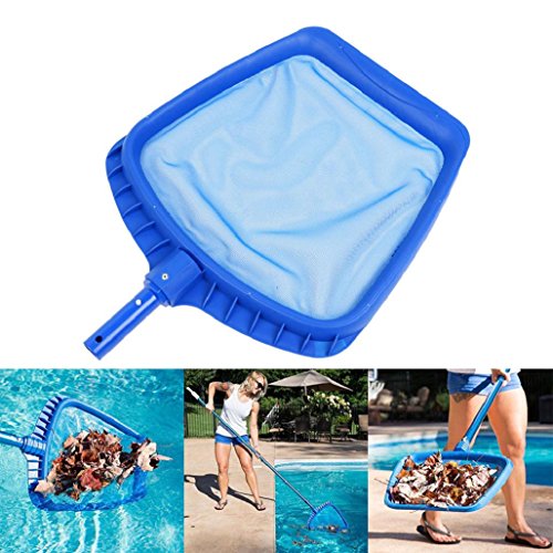 Pool Leaf Net, Leewa Skimmer Leaf Rake Mesh Net for Removing Swimming Pool Leaves and Debris (Blue, 44.530 cm)