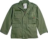 Olive Drab Military Vintage M-65 Field Jacket 8603 Size Large