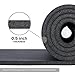LEVOIT Yoga Mat, 1/2 Inch Extra Thick for Workout Fitness Pilates and Floor Exercises, High-Density Anti-Tear Non-Slip NBR Foam Mat (Black), Medium