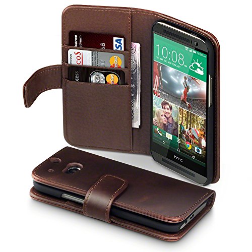 Terrapin Leather Wallet Case with Card Slots & Bill Compartment for HTC One M8 (Genuine Leather - Brown) Terrapin Leather Wallet Case with Card Slots & Bill Compartment for HTC One M8 (Genuine Leather - Brown)
