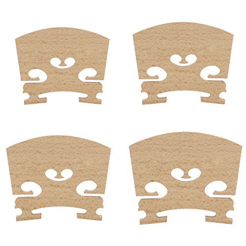 image for MagiDeal Durable Maple 1/8 Size Violin Bridge Musical Instrument Acces