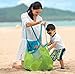BeeSpring Extra Large Family Mesh Beach Bag Tote Backpack Toys Towels Sand Away
