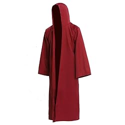 EONPOW Wizard Tunic Hooded Robe Halloween Cloak
