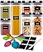 Meal Prep Haven - 7-Pack Food Storage Containers with Lids - Clear Storage Containers for Kitchen Organization - Airtight Kitchen Storage Containers with Lids - 4-size Canister Set - Cereal Containers