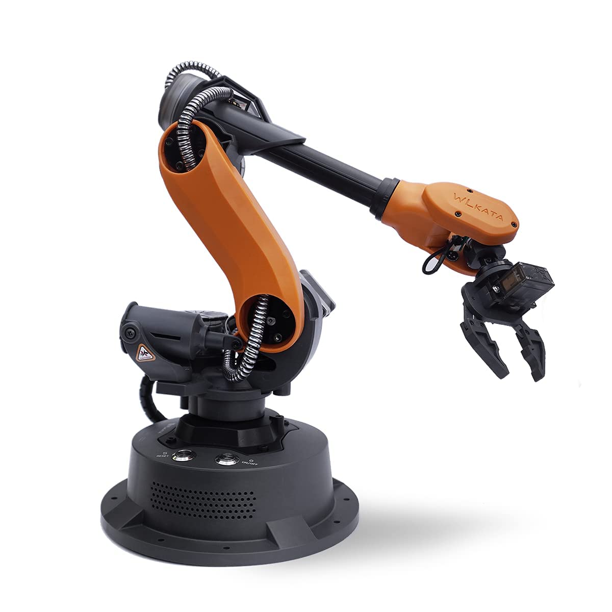 wlkata Mirobot Educational Kit 6 Axis Robot Mini Programmable Gripper arm Lightweight Educational Desktop Robotic arm 6DoF Lightweight Desktop Robotic Arm for K12 or 3D Printer