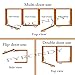 FYTRONDY Full Overlay Stainless Steel Soft Slow Close Kitchen Cabinet Door Hinges,ONE Pair (2 PCS) in Pack
