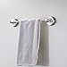 KES Suction Cup Single Towel Bar SUS 304 Stainless Steel No Drill Wall Mount Contemporary Bathroom Accessory Clothes Organizer Shelf Rack Brushed Finish 40 CM OR 16-Inch, A6200A