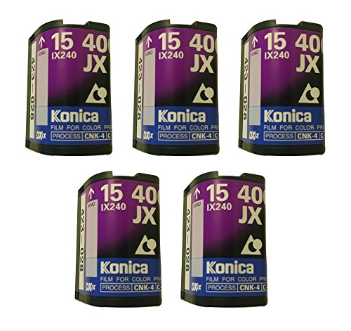 (5-Pack) Konica APS Film ISO 400-15 Exposures Bulk Rare Nexia Advantix