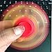 JunXin Hand Spinner Fidget Toy Stress Reducer Helps Focusing Time - Perfect For ADHD, Anxiety, Autism Kids Adults With Premium Hybrid Ceramic High Speed Bearing(Red)