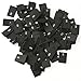 150 pcs WOVEN CLOTHING LABELS SIZE TAGS BLACK - S M L XL XXL XXXL(25pcs each size)