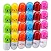 Jiulyning 24Pcs Retractable Pill Shape Ballpoint Pen, Cute Emotion, Smiling Face, Cartoon Ball Pen
