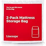 Linenspa 2-Pack Mattress Bag for Moving and Storage, Queen