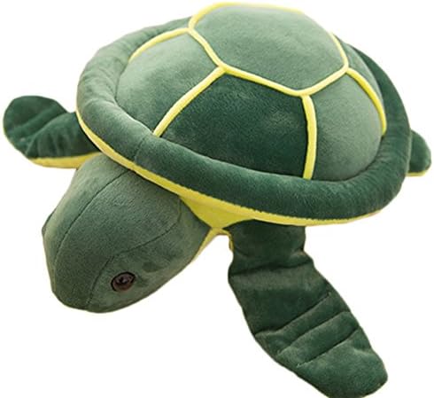 Super Cute 9.8'' Giant Stuffed Animal Tortoises Plush Doll Toy Miniture Toy (Green)