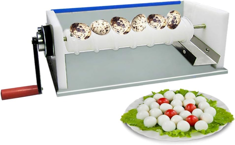 JIAWANSHUN Manual Quail Egg Peeler Machine Commercial Quail Egg Sheller for Boiled Quail Egg