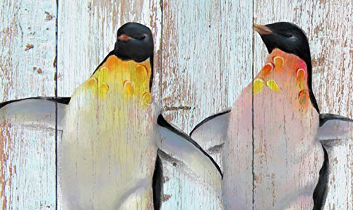 Visual-Art-Decor-Funny-Positvie-Penguins-Painting-Canvas-Prints-Wall-Art-Gallery-Wrapped-Picture-Artwork-for-Modern-Home-Office-Kids-Bedroom-Nursery-Wall-Decor