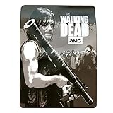 The Walking Dead Seasons Games & Gifts (With Daryl & Bazooka) Fleece Throw Blanket / Tapestries Decorative Wall Hanging - Sofa / Bed Kids Blanket
