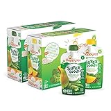 Happy Tot Organic Toddler Food Variety Pack, Spinach Mango Pear & Green Bean Pear Pea, 4.22 Ounce Pouch (Pack of 16)