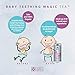 Secrets of Tea Baby Teething Relief Magic Tea - Natural USDA Organic Caffeine-Free Teething Tea for Babies and Newborns- Relief Baby Teething, Oral Pain- Up to 40 Servings - 20 Count(1 Pack)