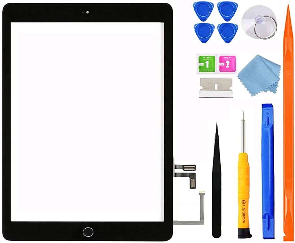 JPUNG iPad 5 5th Gen A1822 A1823 9.7" Touch Screen Digitizer Replacement Kit NO