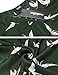 Zeagoo Women's Casual Print Chiffon V Neck High Low Hem Blouse Top,Green,X-Large