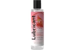 Water-Based Lubricant Ultra-Smooth Gel Personal Lubricant Non-Drip Sex Lubricant for Men, Women, and Couples - Strawberry Fla