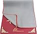 ProsourceFit Arida Yoga Mat Towel Super-Absorbent Microfiber 68-inch x 24-inch for Hot, Bikram Yoga, Pilates, and Working Out (Red)