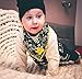 Set of 4 Baby Organic Bandana Drool Bibs for Boys and Girls. 100% Cotton, Soft, Absorbent, Hypoallergenic. Unisex Baby Bibs by Truhapi for Drooling and Teething - Bonus Pocket Wet Bag