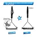 Yangdx BBQ Grill Brush Safe and Bristle Free, Stiff Design Barbecue Grill Brush, Rust Proof Stainless Steel BBQ Grill Cleaner, Safe & Durable Grill Cleaning brush for Porcelain, Ceramic, Steel, Iron
