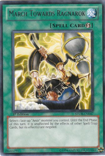 Yu-Gi-Oh! - March Towards Ragnarok (STOR-EN047) - Storm of Ragnarok - 1st Edition - Rare