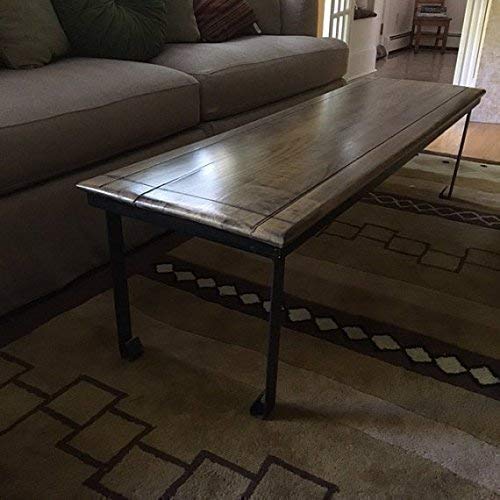Straight Leg Brackets - 4 Pack (Size Ranges: 4" to 24") (1.5" Wide - 3/16" Thick Metal) Straight Metal Legs, Table Legs, Bench Legs, Industrial Modern, DIY, Hairpin