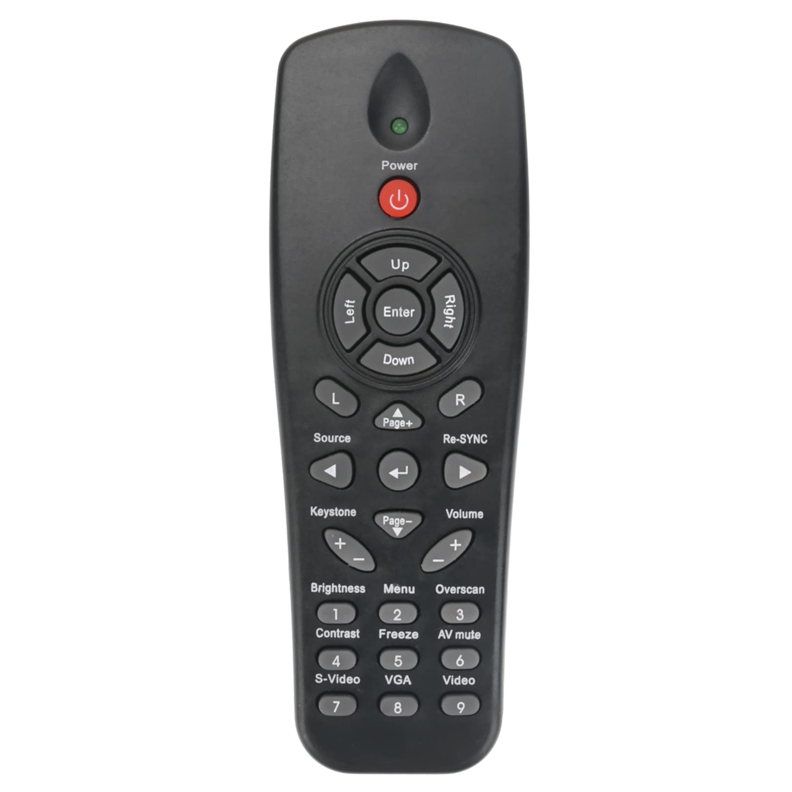 ALLIMITY Replace Remote Control fit for Optoma Projector ES529 EW531 EW533ST EW536 EX521 EX525ST EX531 EX536 EX536L EX538 EX605ST EX612 GT700 GT720 PRO150S PRO160S PRO250X PRO260X PRO350W