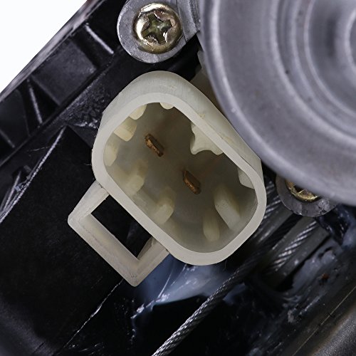 Power Window Regulators Rear Left Drivers Side with Motor Assembly Replacement Parts for 2000-2005 Buick LeSabre - Thumbnail 3