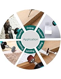 BEAUDENS   Kit de herramientas giratorias con eje flexible, 100 accesorios multifuncionales, 6 velocidades ajustables, funda de transporte sólida y 2 años de garantía para bricolaje profesional