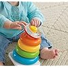 Fisher-Price-Rock-a-Stack Fisher-Price Rock-a-Stack, classic roly-poly ring stacking toy for baby and toddler ages 6 months and older, GKD51