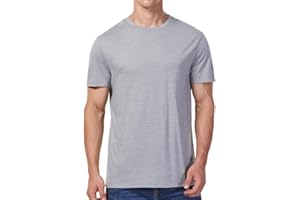 Woolinkin Merino Wool Coolmax Blend T Shirt - Men’s Durable Short Sleeve Wool Base Layer - 150 Lightweight