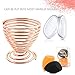 IBEET Sunmore Beauty Makeup Sponge Blender Holder Makeup Organizer Case, Rose Gold, 1 Pound