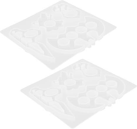 Amazon Co Jp Diyジュエルレジンキャストモールドエポキシモールドディフェンスリング2個 Diy用 ホビー