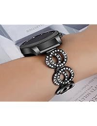 VOMA para Gear Sport Gear S2 Classic correa de reloj, metal de acero inoxidable correa de repuesto de muñeca correas para Samsung Gear Sport sm r600 Gear S2 Classic SM R732 & sm r735 Smartwatch negro plata oro rosa