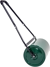 eSkde Garden Lawn Roller 30L Galvanised Steel Fill Water or Sand Heavy Duty view 1