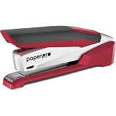 PaperPro-Bostitch 1117 inPOWER Premium Stapler, 28-Sheet Capacity, Red/Silver