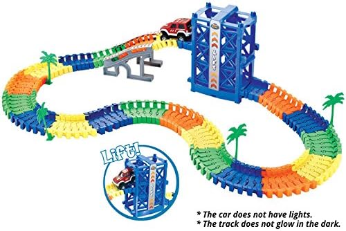 Bend A Path Track Lift Set – Twister Trax Magic Build a Road Cars Tracks