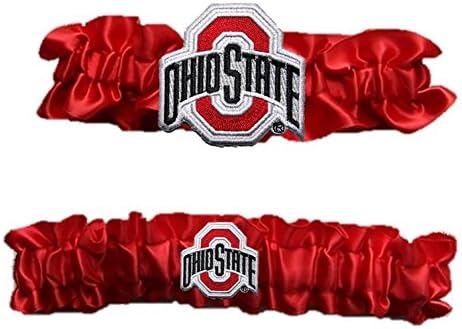 Divine Creations NCAA One to Keep, One to Throw Satin Garter Set