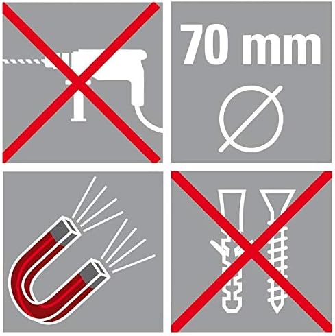 UNITEC Magnetic Holder for Smoke Detectors Fire Alarms, Smoke Alarm, Round, 70 mm Diameter, Extremely Strong Magnet - Image 5