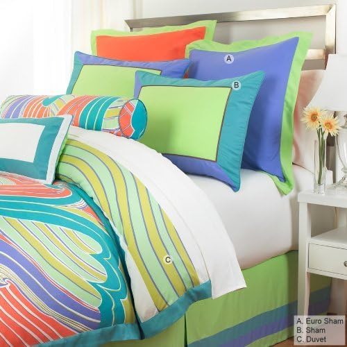 Vera Neumann Signature Collection Sea Spray (Seaspray) Limited Edition Bedding Art 100% Bamboo Standard Sham